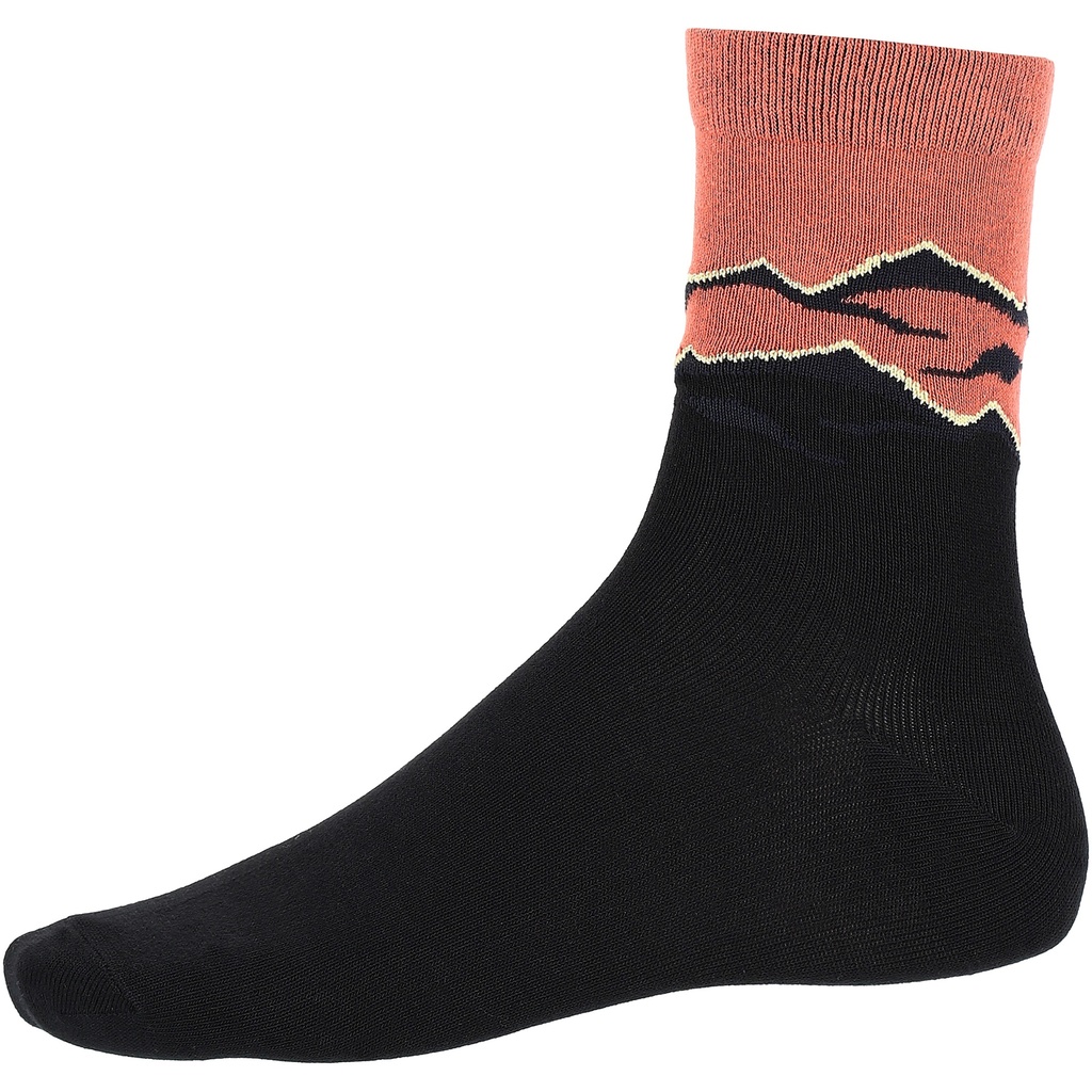 dámske ponožky viking 9012 black/orange