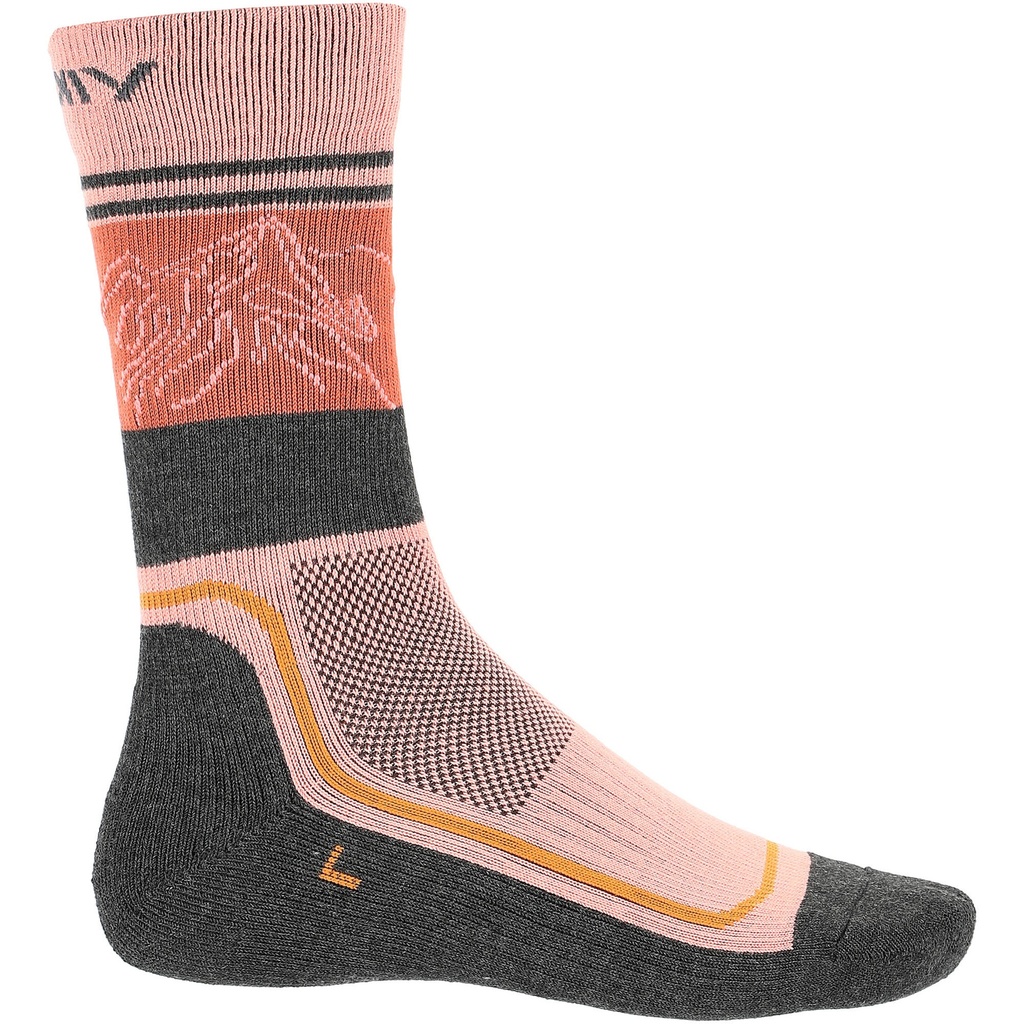 dámske ponožky viking Boosocks Heavy Lady pink/grey