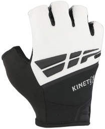 cyklistické rukavice KinetiXx Laif white/black