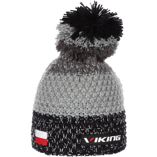 [210/21/0425/09/UNI] čiapka Viking Cornet black grey