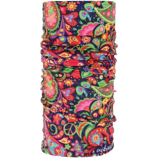 [430/22/6519/46/UNI] scarf viking 6519 Polartec Inside pink/multicolor