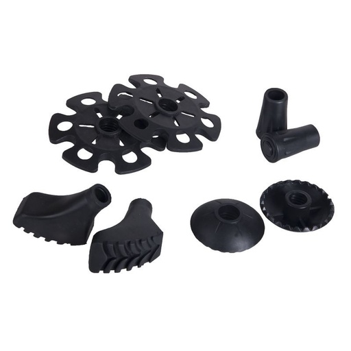[666/17/4004/09/UNI] krúžky na palice Viking 4004 black