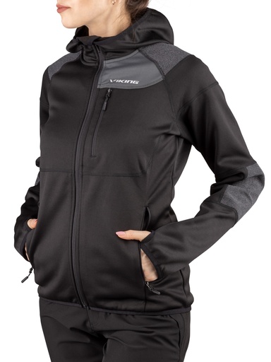 women's sweatshirt Viking YOSEMITE Lady full black