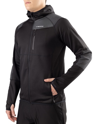 men's sweatshirt viking YOSEMITE Man full black
