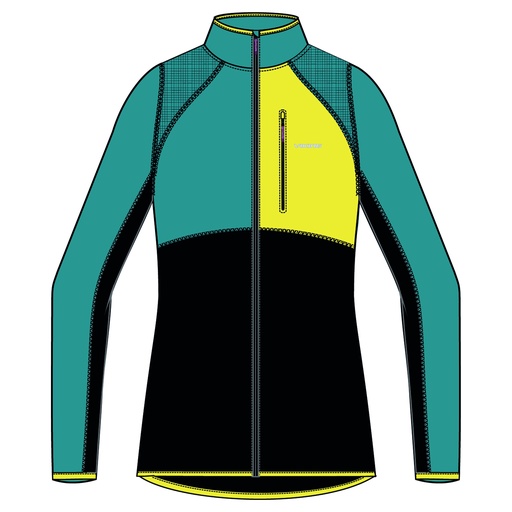 women's sweatshirt viking Midland Lady turquoise/black