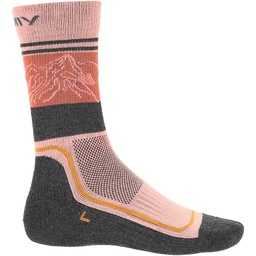 [920257260_4606] dámske ponožky viking Boosocks Heavy Lady pink/grey