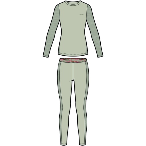 women's thermal underwear Viking Novena Lady Set beige