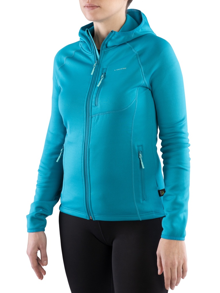 mikina viking Jukon Lady Hoody turquoise