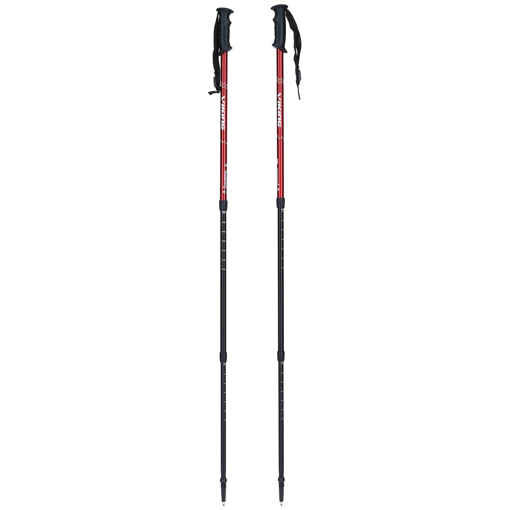 turistické palice Rock Trekking red