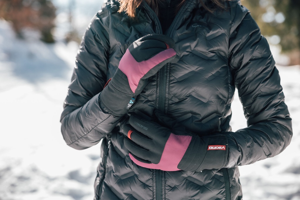 rukavice Viking Espada Ski Lady black/fuchsia