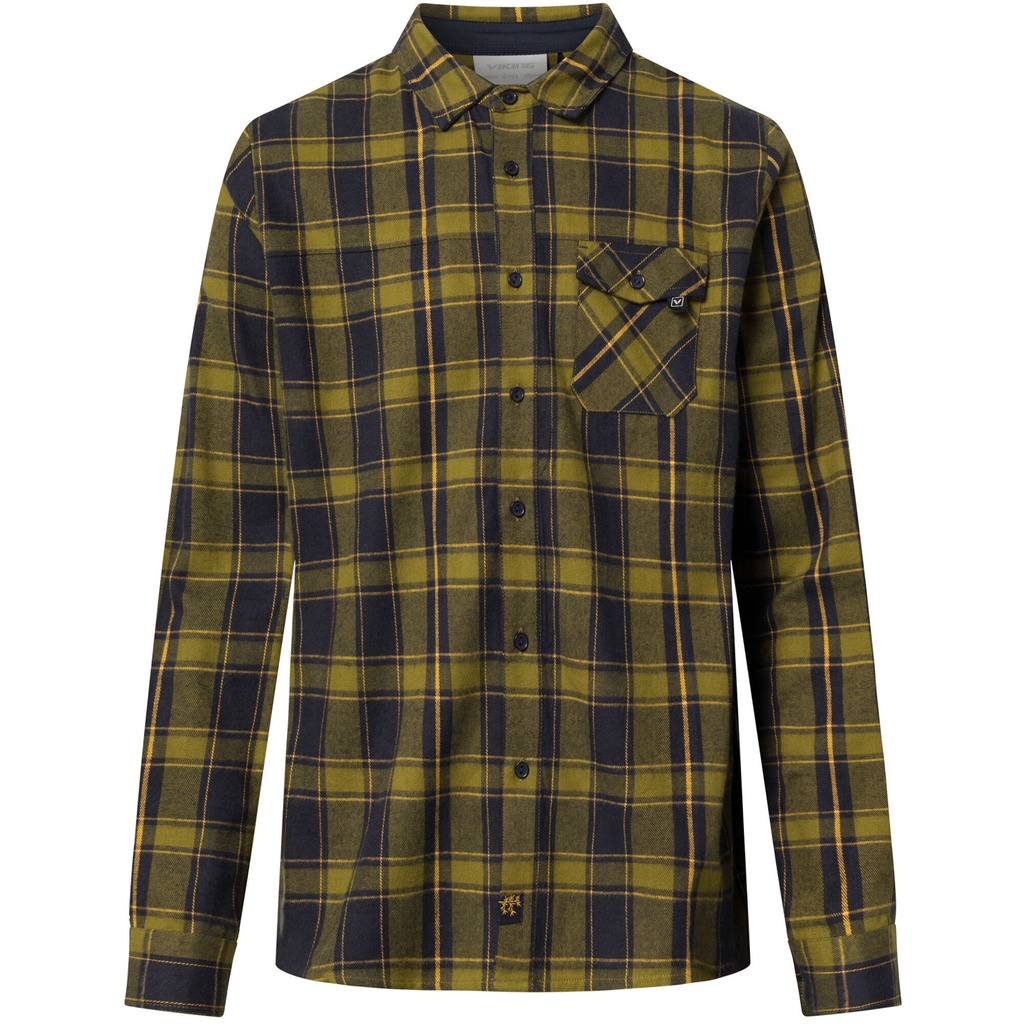 pánska košeľa Viking Shamrock Man Bamboo olive/navy