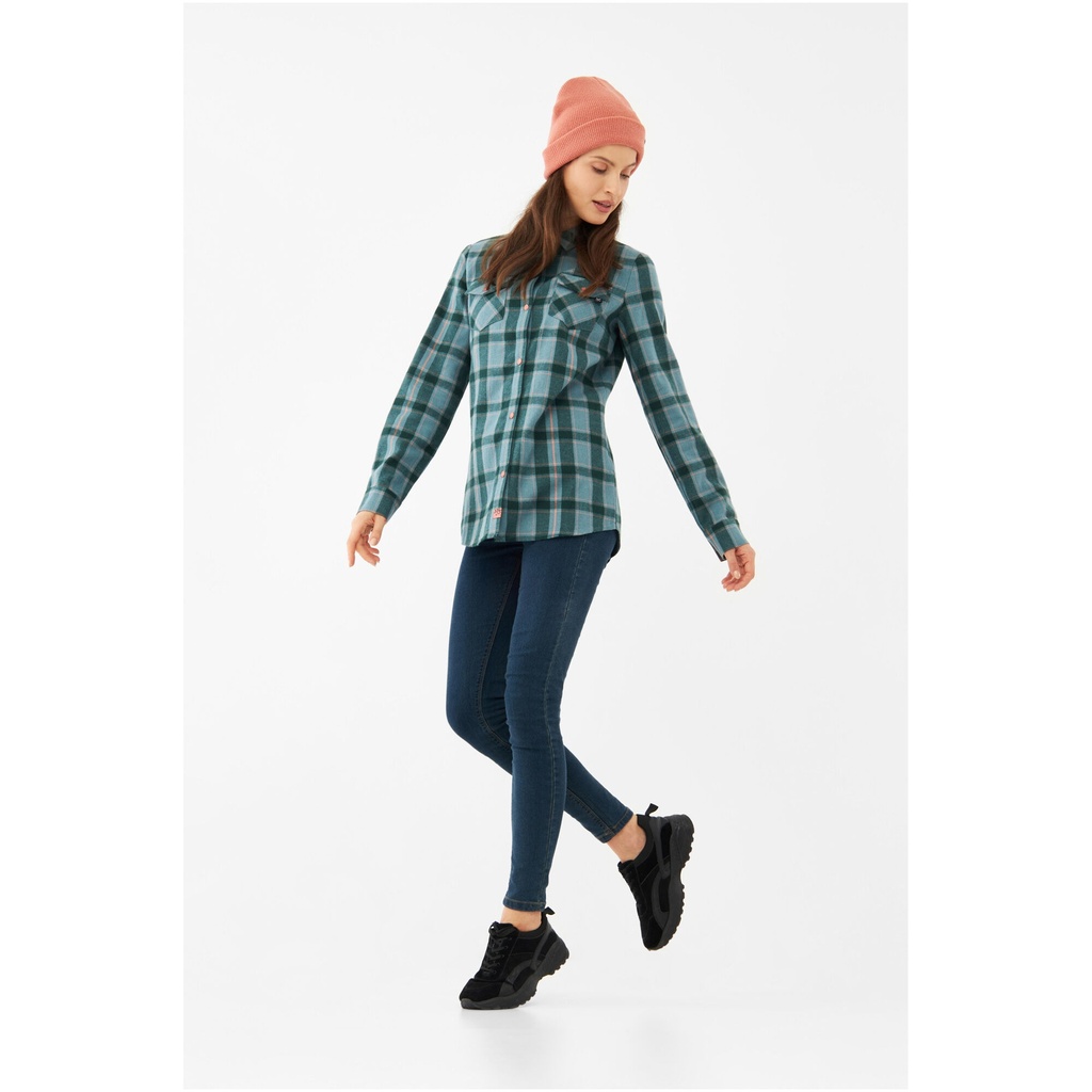dámska košeľa Viking Shamrock Lady Bamboo turquise/pink