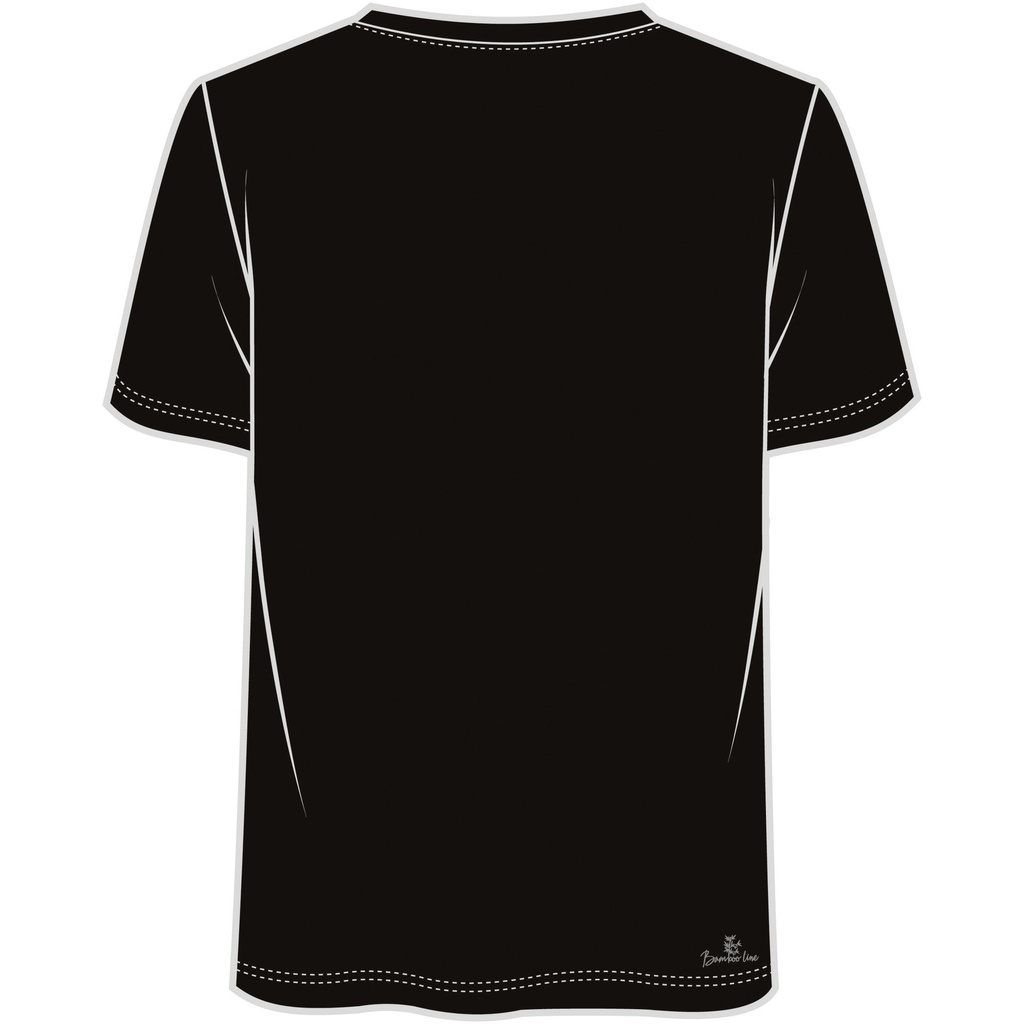 pánske tričko Viking  Lenta Bamboo Light black/light grey
