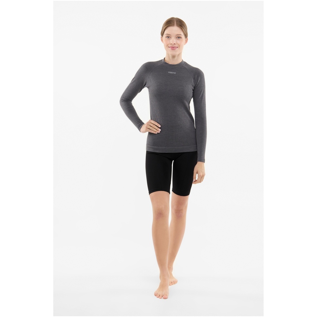 dámske termoprádlo Viking Tende Lady Longsleeve dark grey
