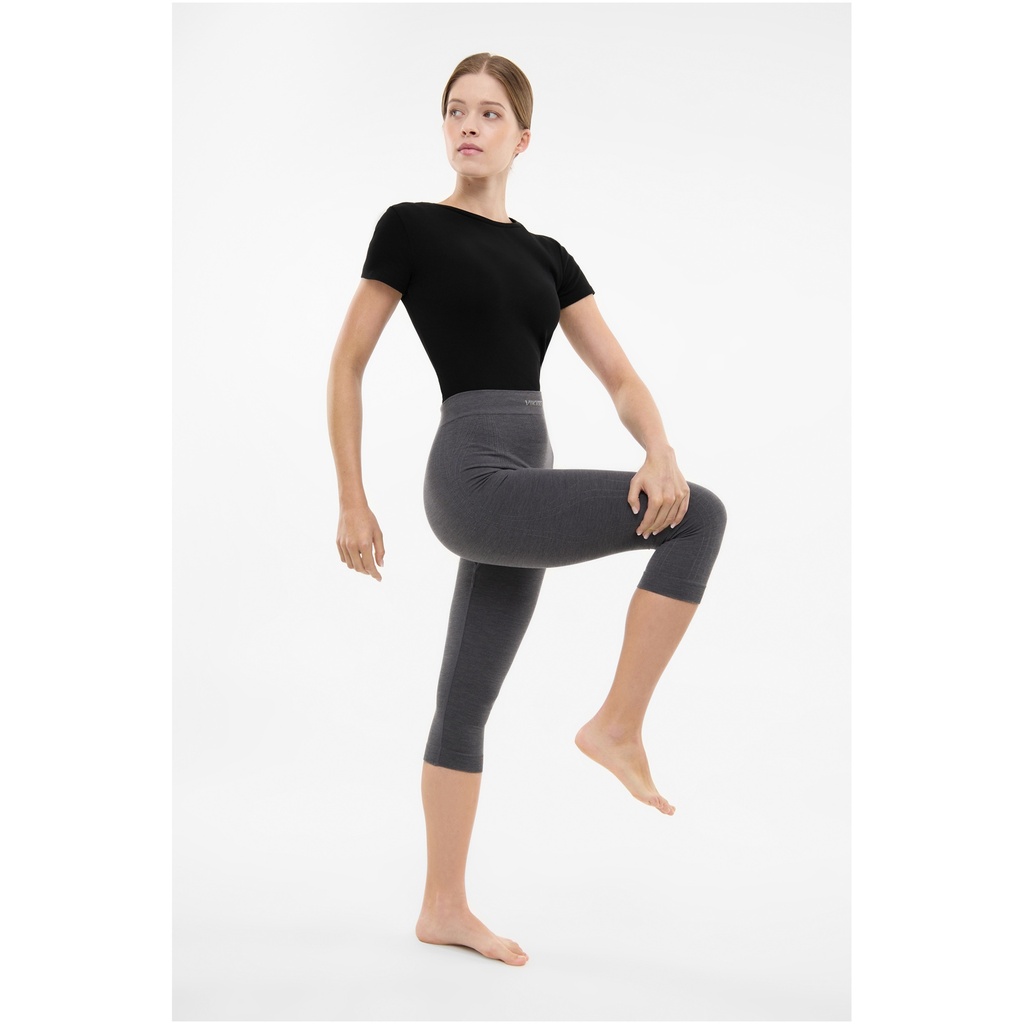 dámske termoprádlo Viking Tende Lady 3/4 nohavice dark grey