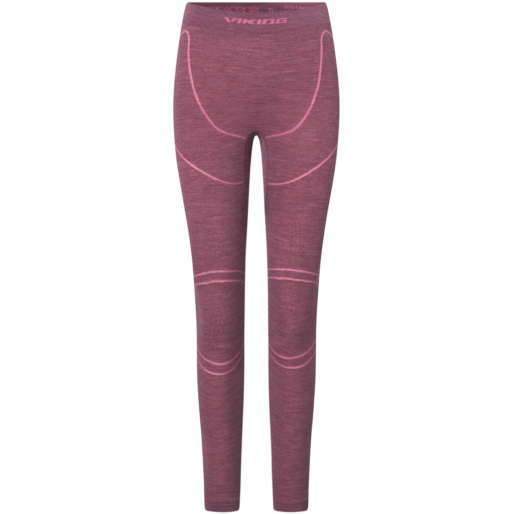 dámske termoprádlo Viking Lana Pro Set claret/light pink