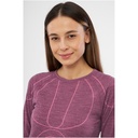 dámske termoprádlo Viking Lana Pro Top Longsleeve claret/light pink
