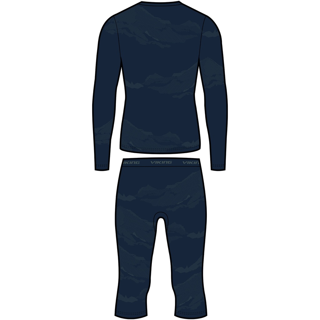 pánske termoprádlo Viking Gasher Man 3/4 Set navy