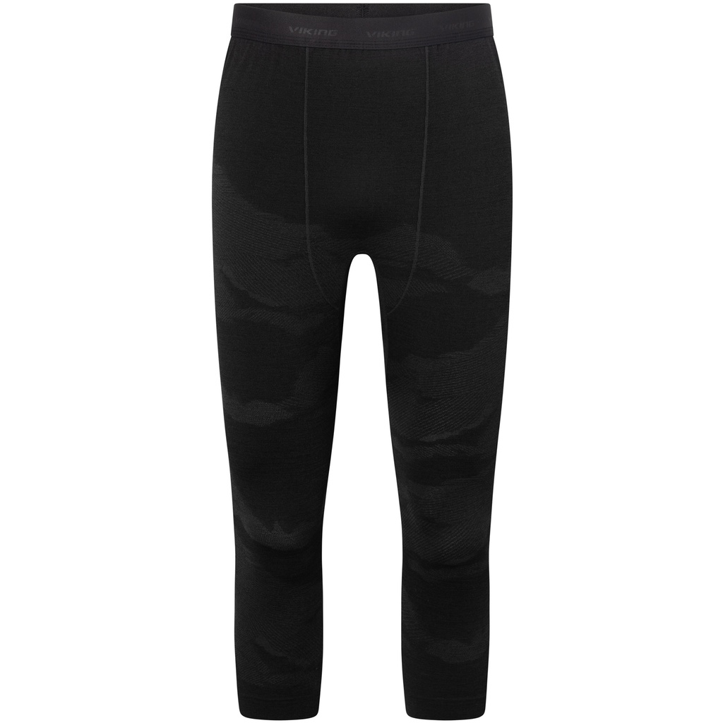 pánske termoprádlo Viking Gasher Man 3/4 nohavice black