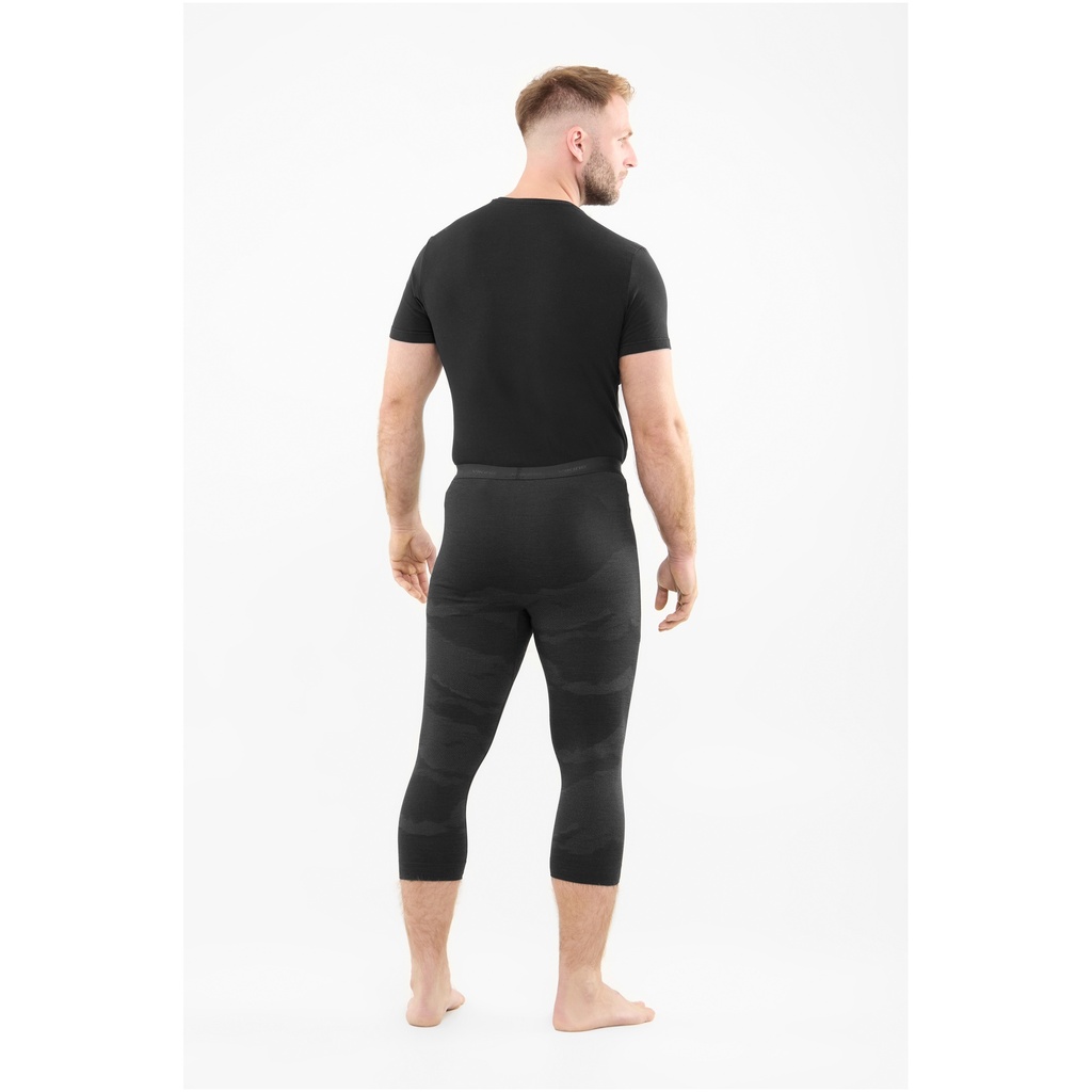 pánske termoprádlo Viking Gasher Man 3/4 nohavice black