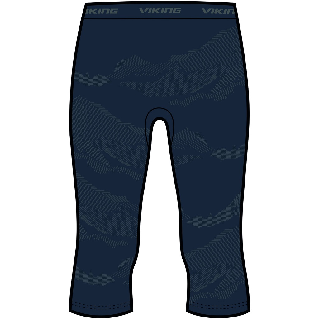 pánske termoprádlo Viking Gasher Man 3/4 nohavice navy