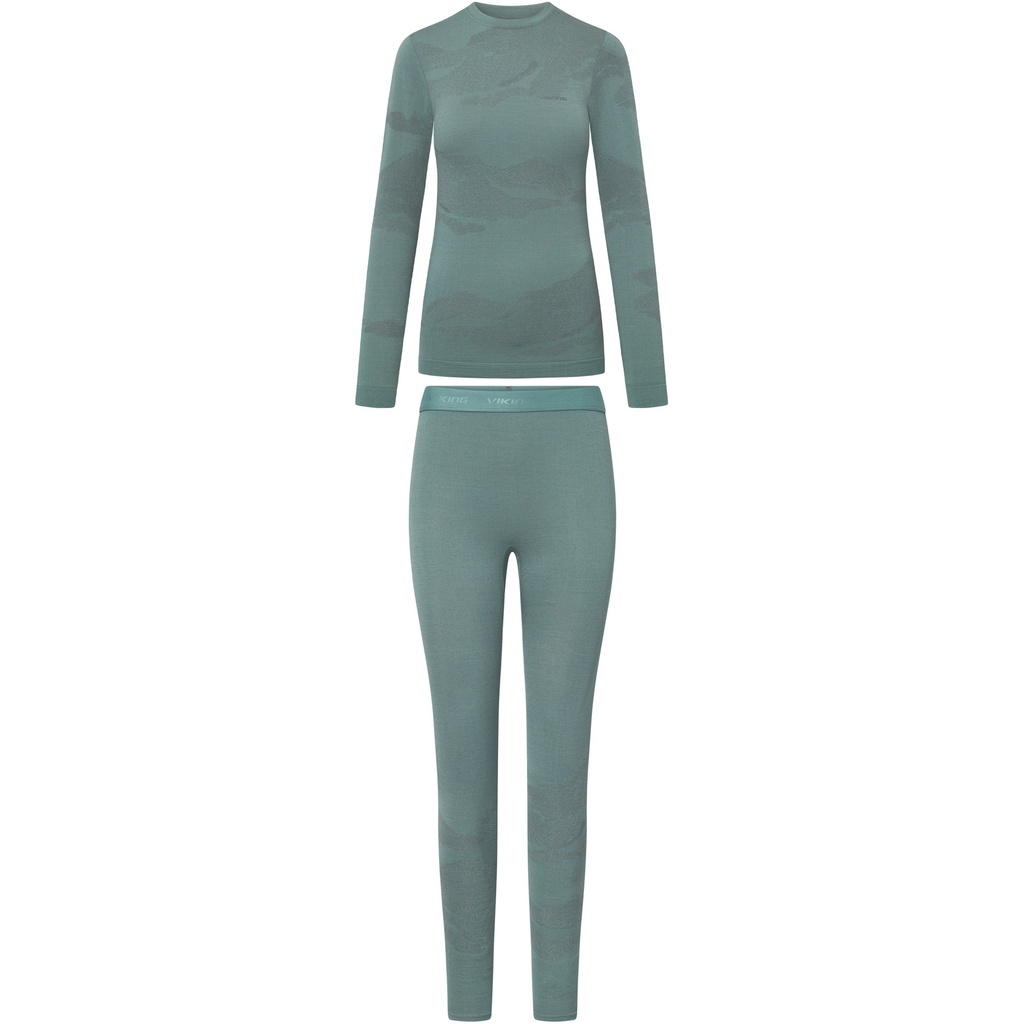 dámske termoprádlo Viking Gasher Lady Set green
