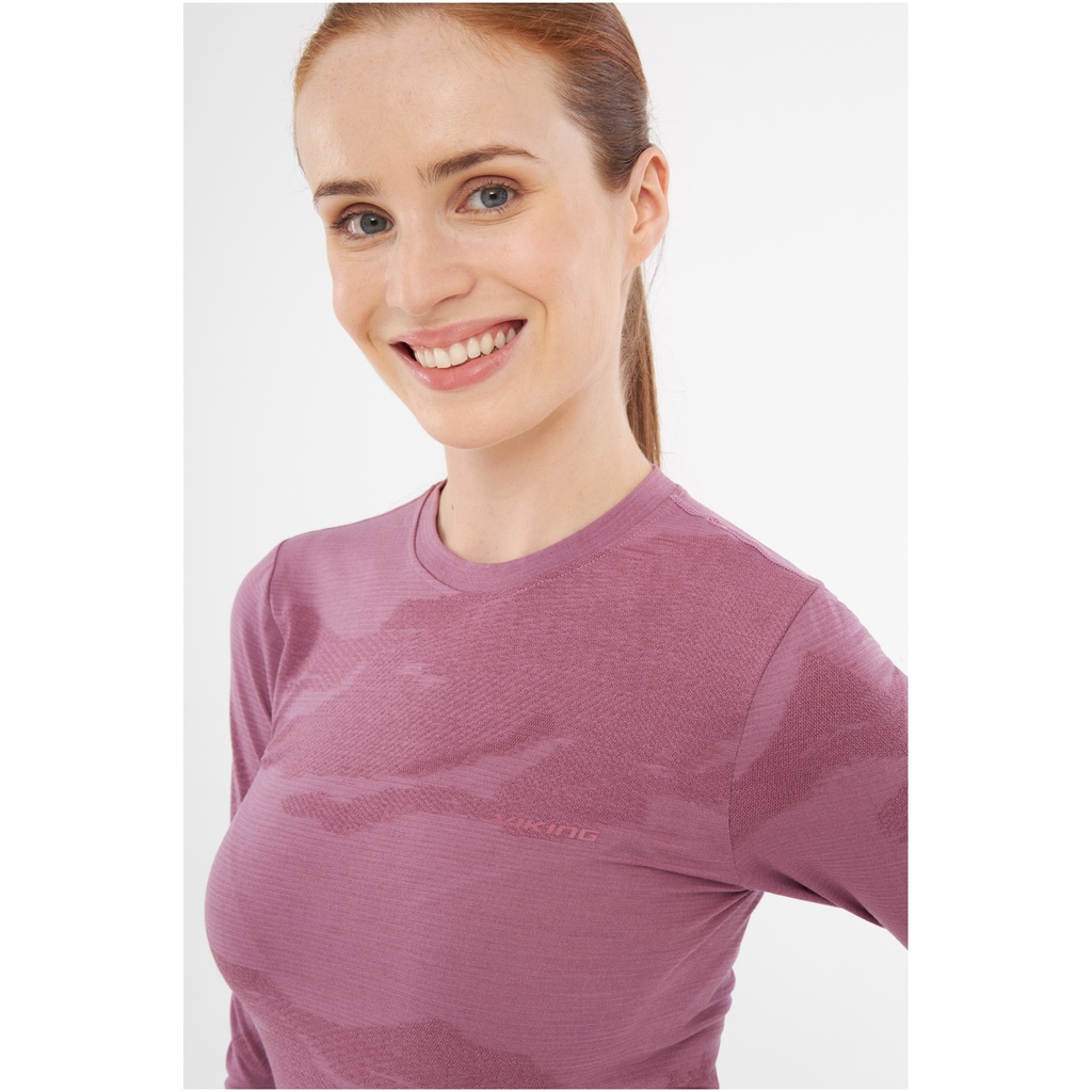 dámske termoprádlo Viking Gasher Lady Longsleeve pink