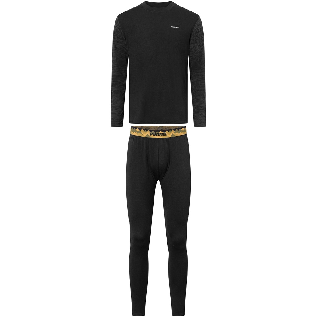 pánske termoprádlo Viking Novena Man Set black