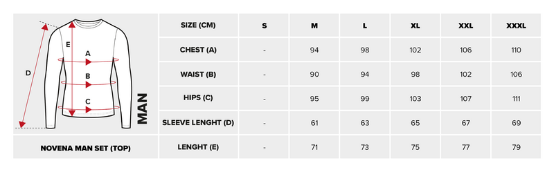 pánske termoprádlo Viking Novena Man Set black