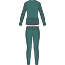 dámske termoprádlo Viking Novena Lady Set green