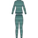 termoprádlo Viking Sigrid Set green