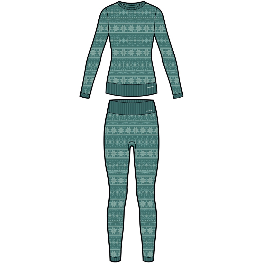 termoprádlo Viking Sigrid Set green