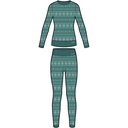 termoprádlo Viking Sigrid Set green