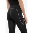 dámske termoprádlo Viking Etna 2.0 3/4 nohavice black/purple