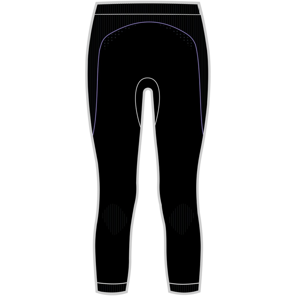dámske termoprádlo Viking Etna 2.0 3/4 nohavice black/purple