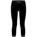 dámske termoprádlo Viking Etna 2.0 3/4 nohavice black/purple