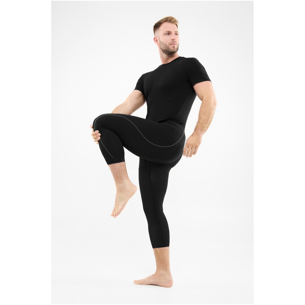 pánske termoprádlo Viking Eiger 2.0 3/4 nohavice black/grey