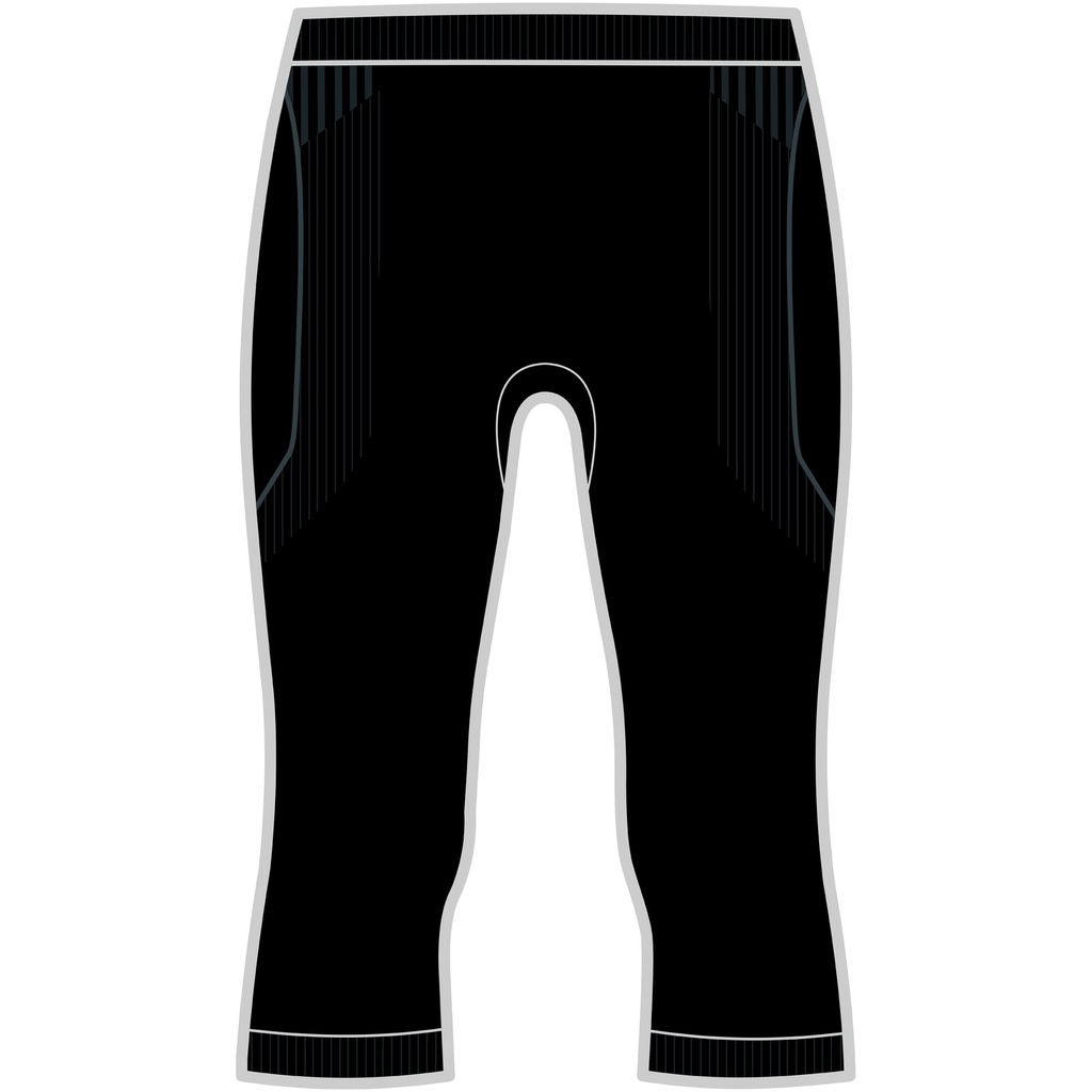pánske termoprádlo Viking Eiger 2.0 3/4 nohavice black/grey