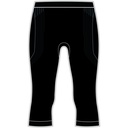 pánske termoprádlo Viking Eiger 2.0 3/4 nohavice black/grey