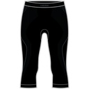 pánske termoprádlo Viking Eiger 2.0 3/4 nohavice black/grey