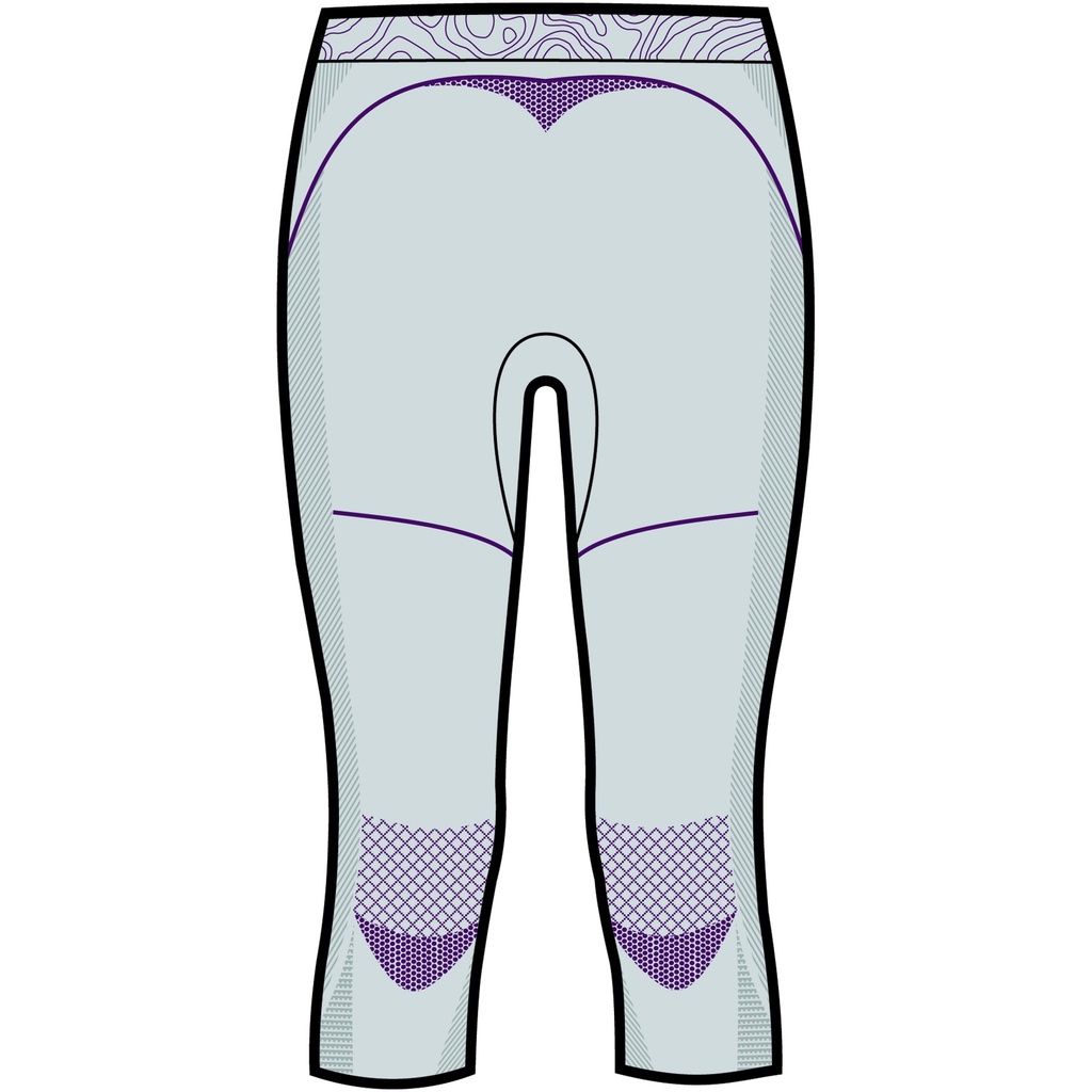 dámske termoprádlo Viking Gaja 3/4 nohavice grey