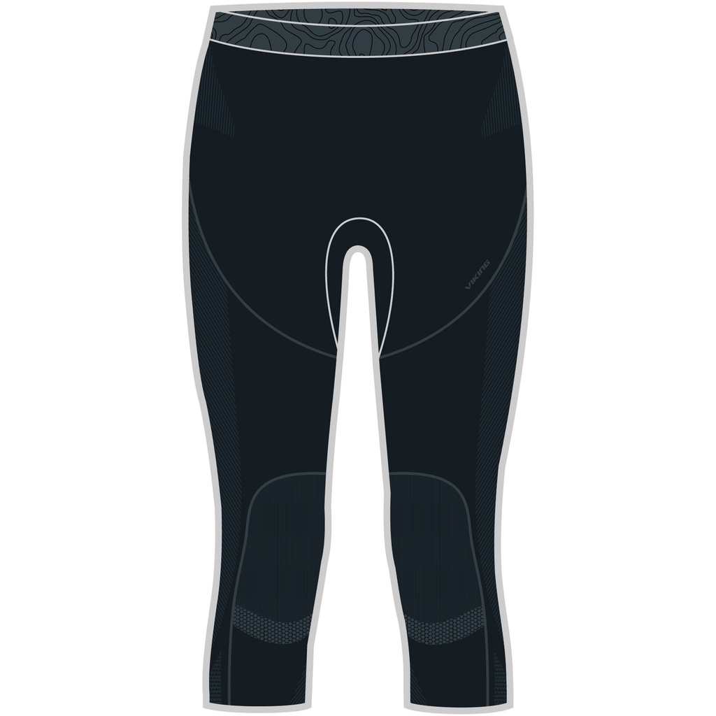 dámske termoprádlo Viking Gaja 3/4 nohavice black