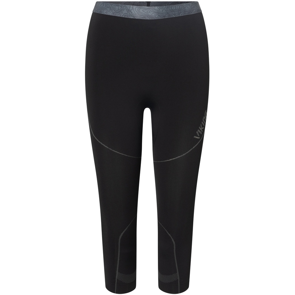 dámske termoprádlo Viking Gaja 3/4 nohavice black