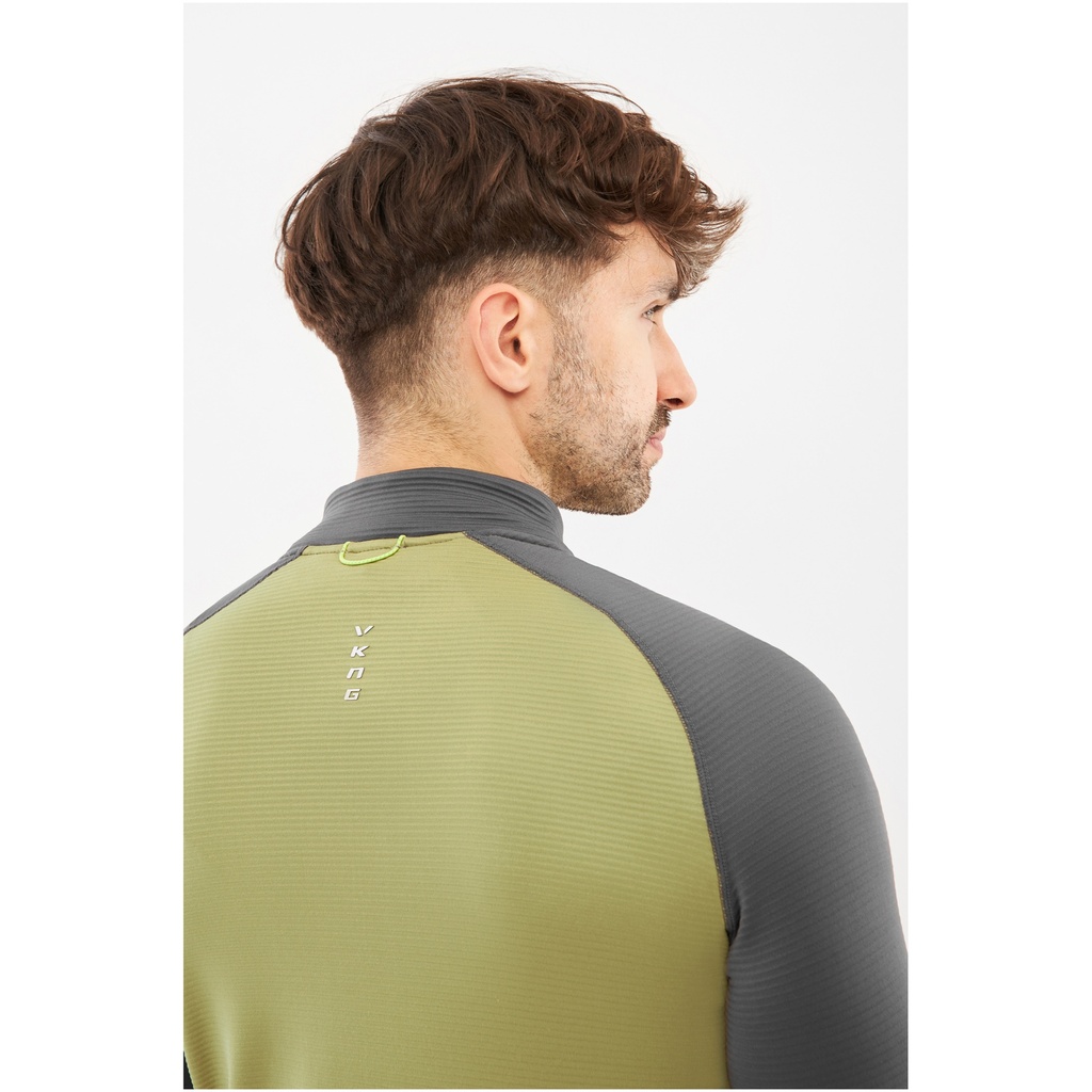 pánska mikina Viking Birger Man olive/grey