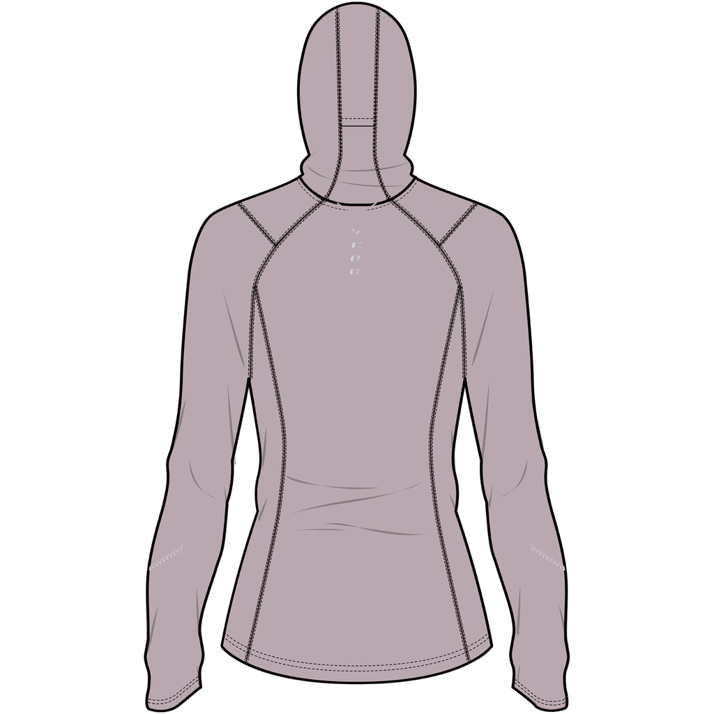 dámska mikina Viking Birger Hoodie Lady light pink