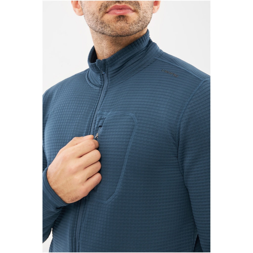 pánska mikina Viking Admont Full Zip navy