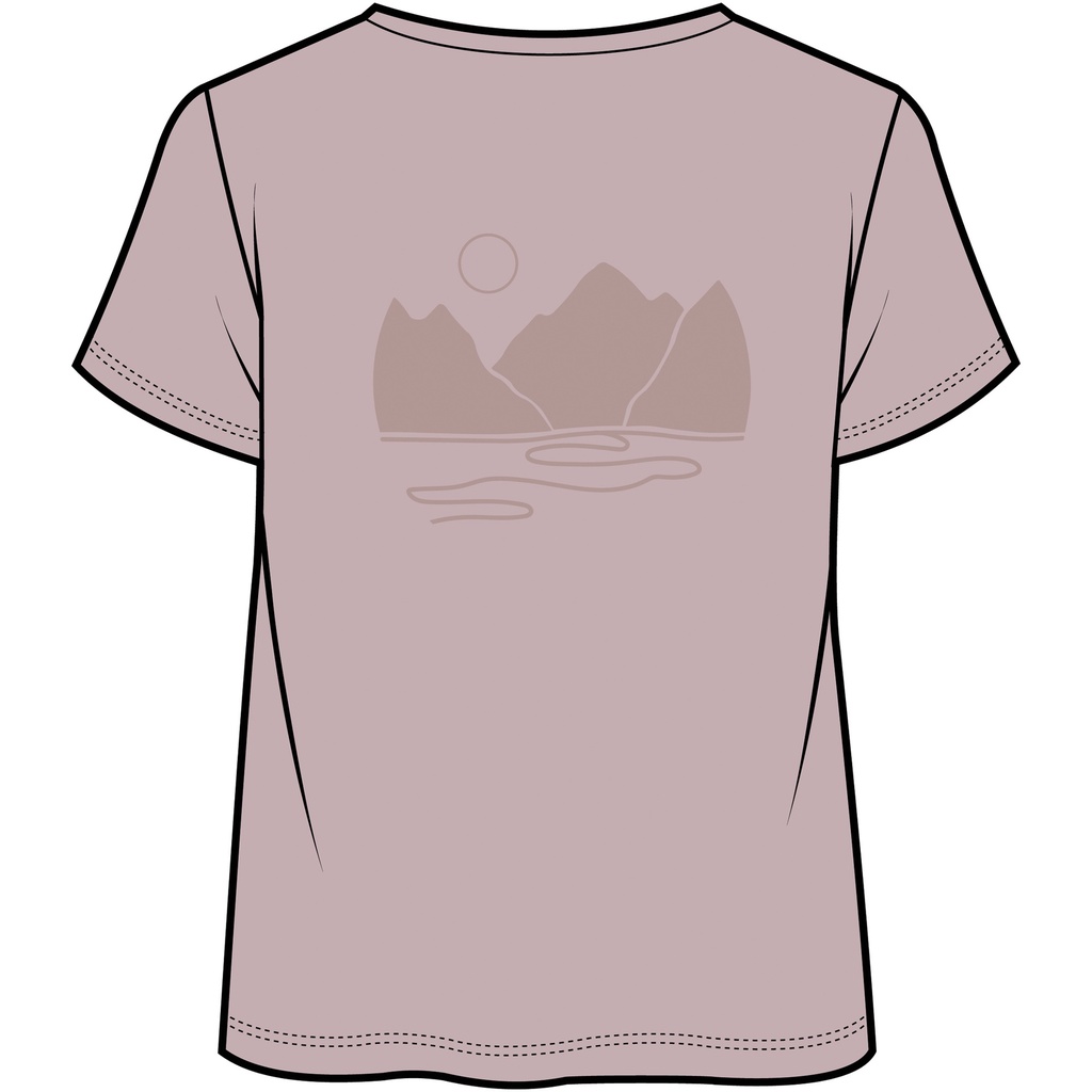 dámske tričko Viking Morain Bamboo Lady light pink