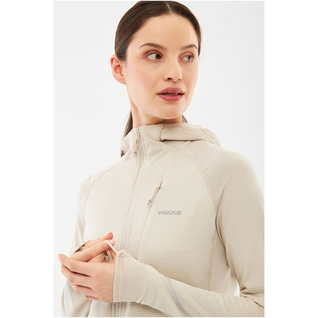 dámska mikina Viking Birger Hoodie Lady beige