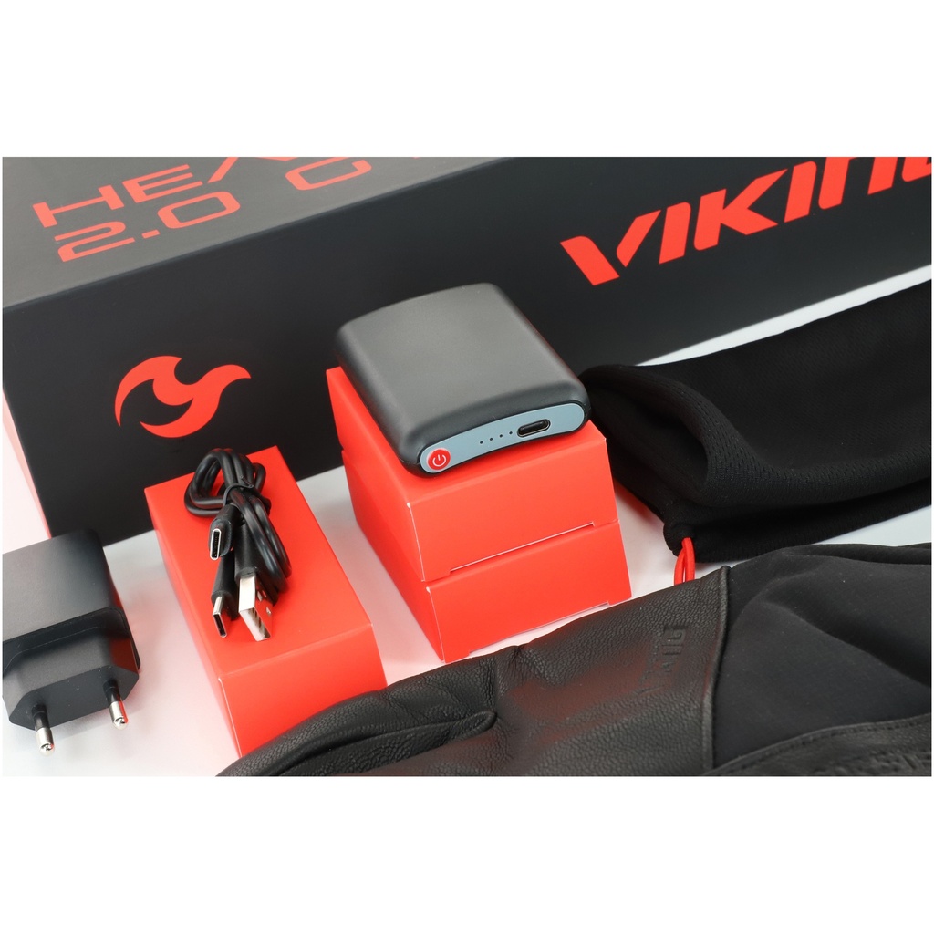pánske rukavice Viking Heatbooster 2.0 GTX black