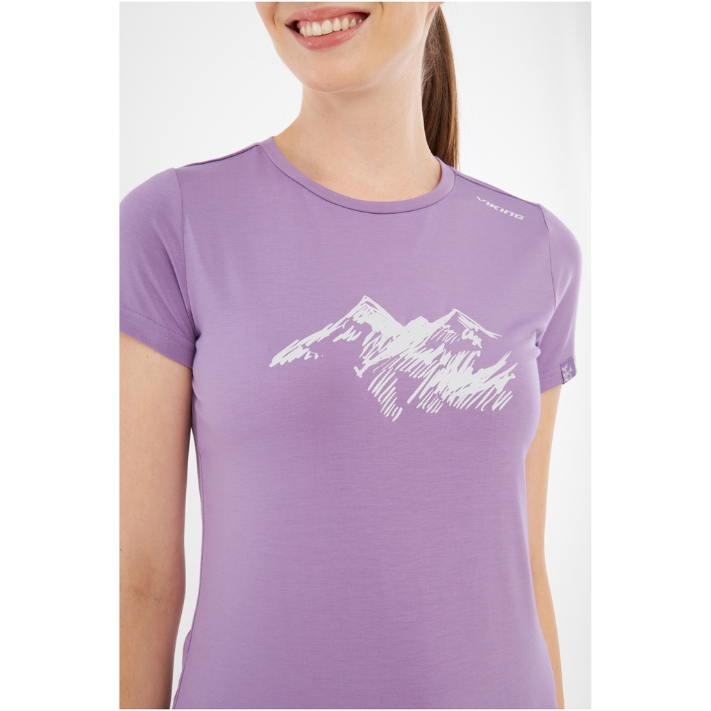 dámske tričko Viking Lenta Bamboo Light purple 